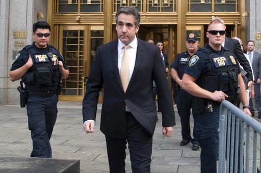 Michael Cohen leaves Federal court, Tuesday, Aug. 21, 2018, in New York.Cohen, has pleaded guilty to charges including campaign finance fraud stemming from hush money payments to porn actress Stormy Daniels and ex-Playboy model Karen McDougal. [Photo: AP/Mary Altaffer]