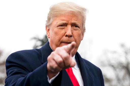 President Donald Trump calls on a reporter as he speaks to members of the media before boarding Marine One on the South Lawn of the White House in Washington, Monday, Nov. 26, 2018, for a short trip to Andrews Air Force Base, Md., and then on to Mississippi for rallies. [Photo: AP /Andrew Harnik]